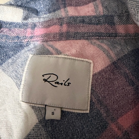 Rails Hunter Button Up in Mulberry Blue Plaid Women’s Small - Picture 4 of 6